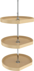 Almond Polymer 3-Shelf Lazy Susan C61351