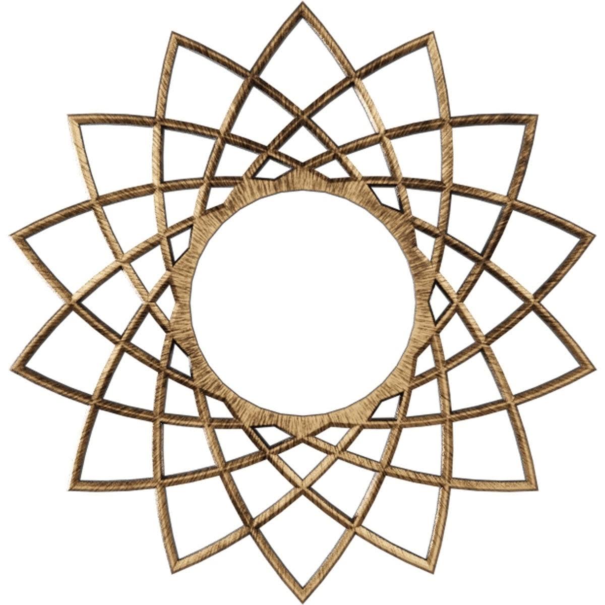 40x22OD x 15 3/8x22ID x 1x22P PVC Pierced Ceiling Medallion V1210