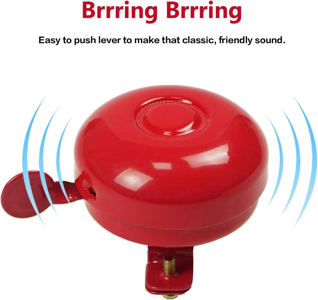 2 Pack All Metal Bike Bell for Bicycle Handlebars Q9600