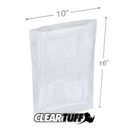 Clear Poly Bags 10 x 16 in. Case of 1000 C871743