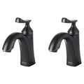 Single-Handle Bathroom Faucet (Set of 2) in Legacy Bronze I1451