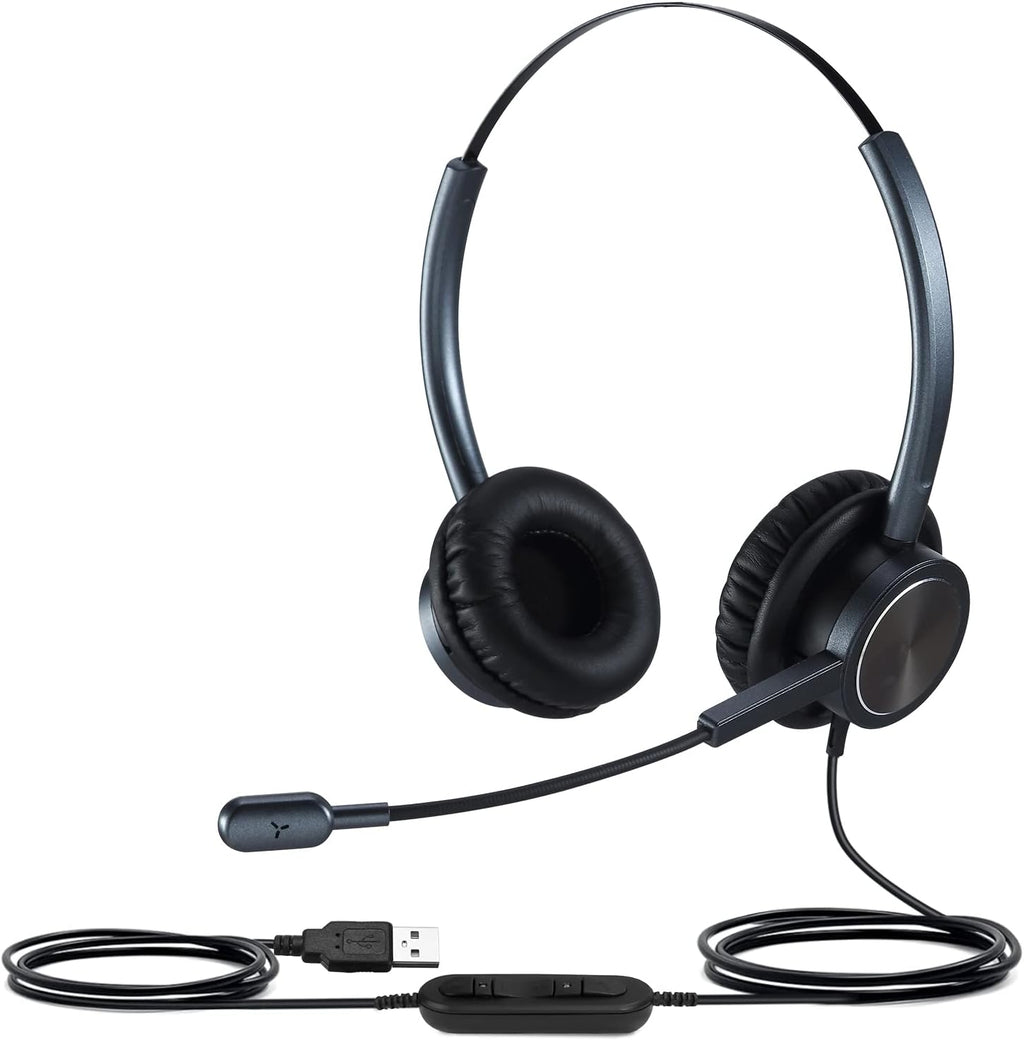USB PC Headset with Noise Cancelling Microphone T246