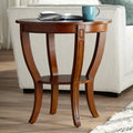 Cherry Wood Round End Table O969359