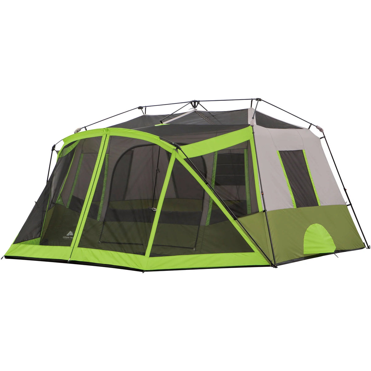 14 x 13.5 ft 9 Person 2 Room Instant Cabin Tent with Screen Room D703349