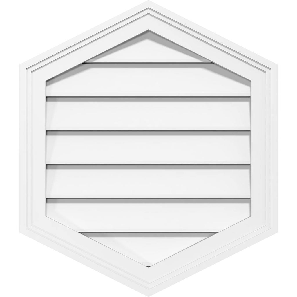 PVC Gable Vent 4/12 Pitch T202