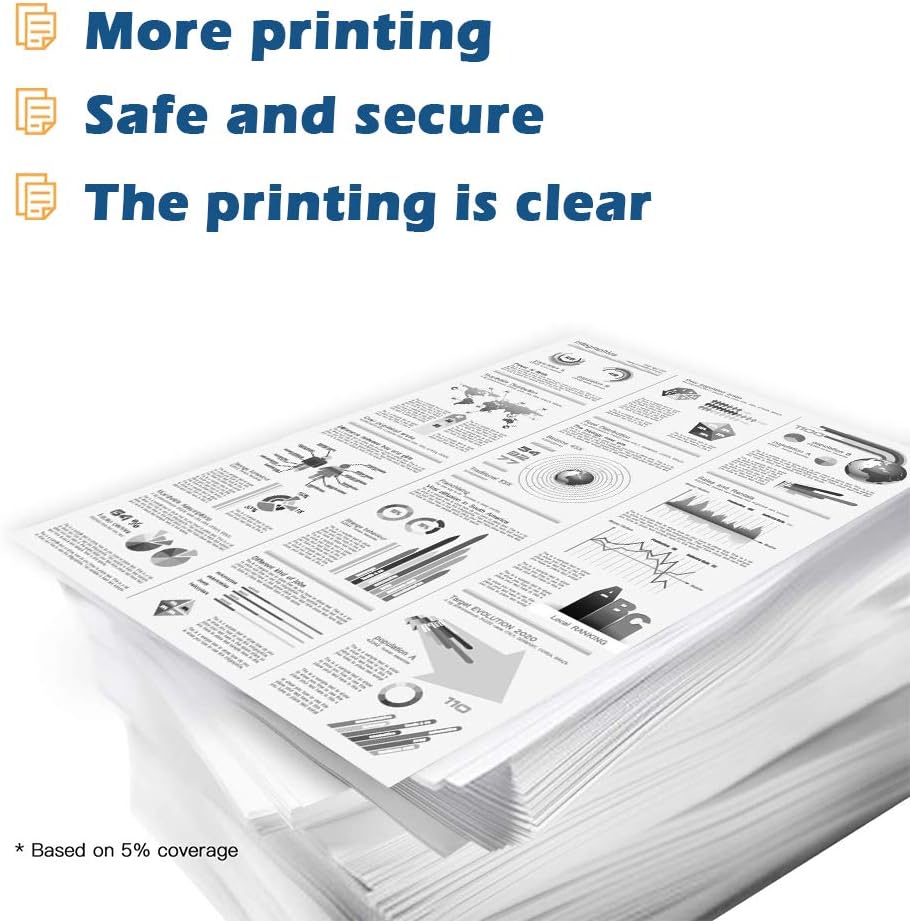 8-Pack Black Compatible Toner Cartridge for HP Printer U923