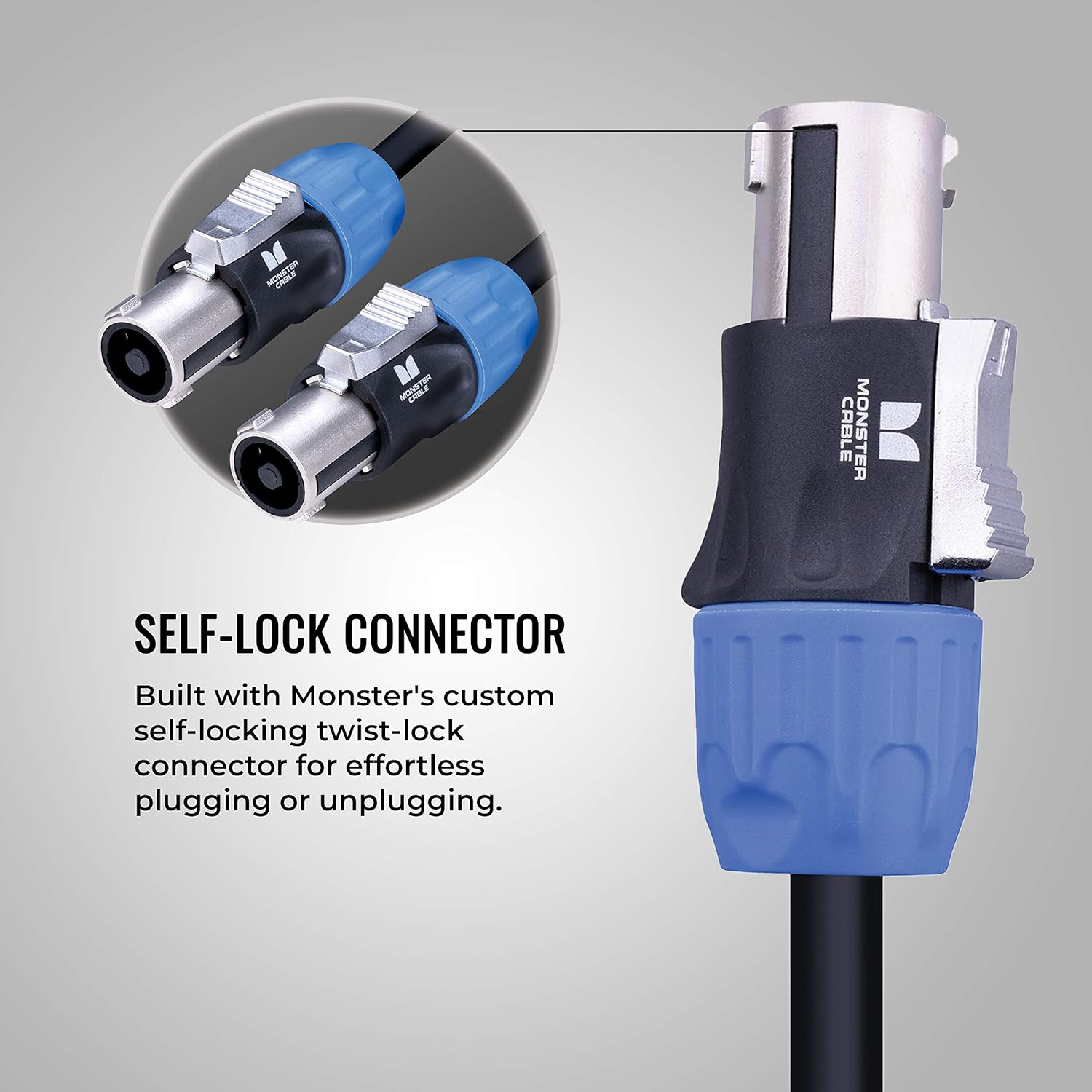 10ft Speaker Cable with SpeakOn Connectors D2863
