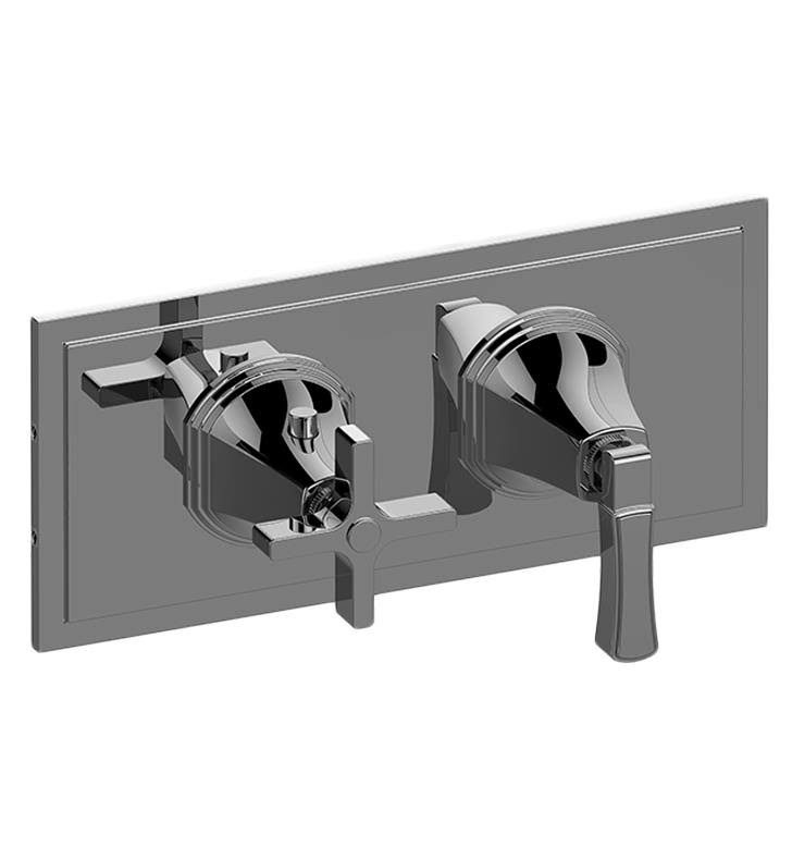 Polished Chrome Square Thermostatic Valve Trim Plate I290