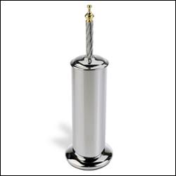 Gold Toilet Brush and Holder P971929