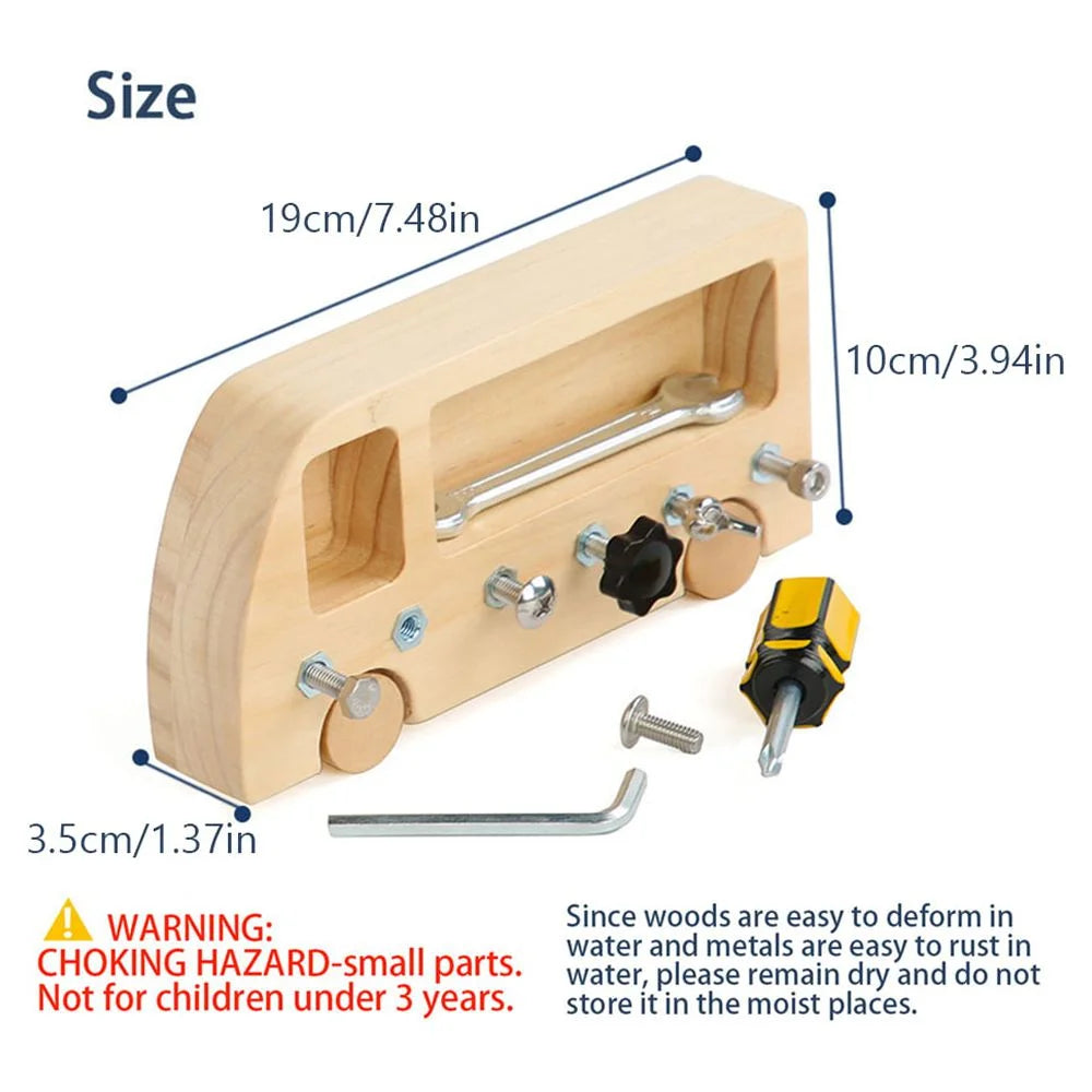 Montessori Screw Driver Board Educational Learning Toy G7667