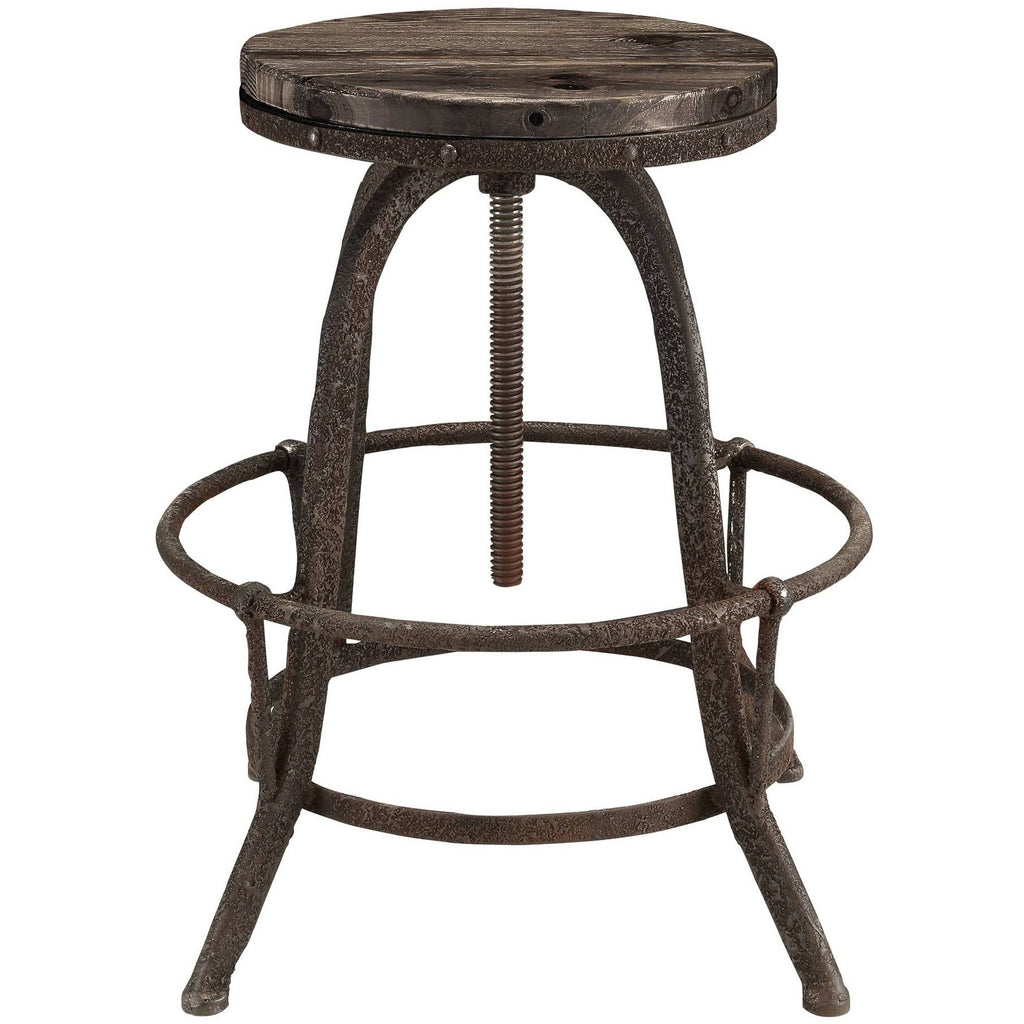 Brown Bar Stool Set of 4 C282
