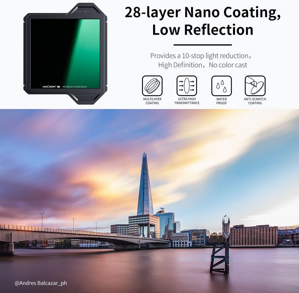 Square Filter Holder System Kit with Circular Polarizer and ND Filters X9629
