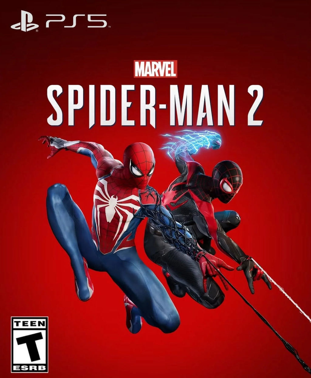 PS5 Slim Disc Edition 1TB Gaming Console with Spider-Man 2 Bundle and Controller Charger H552238