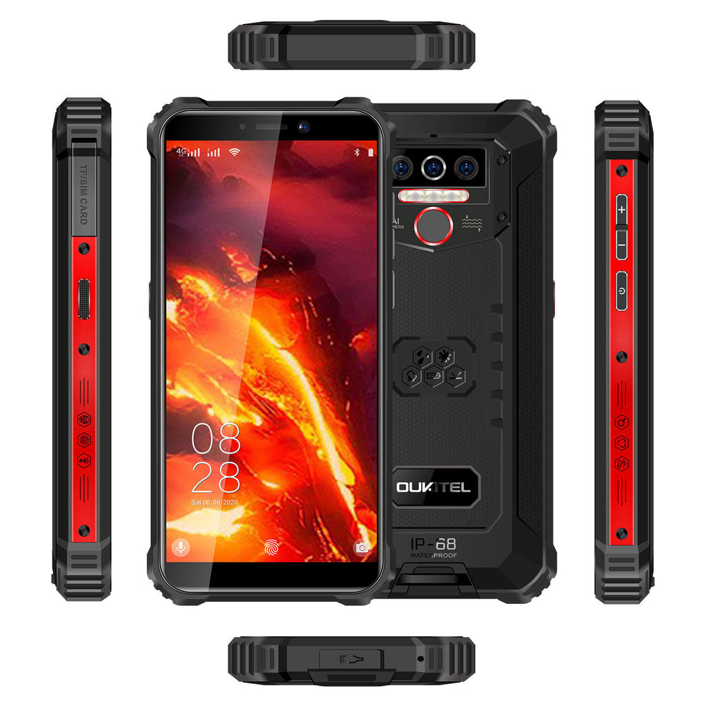 5.5 inch Waterproof 8000mAh Android 10 4GB 64GB Smartphone O290247