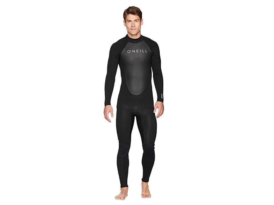Black 3/2mm Back Zip Full Wetsuit V574