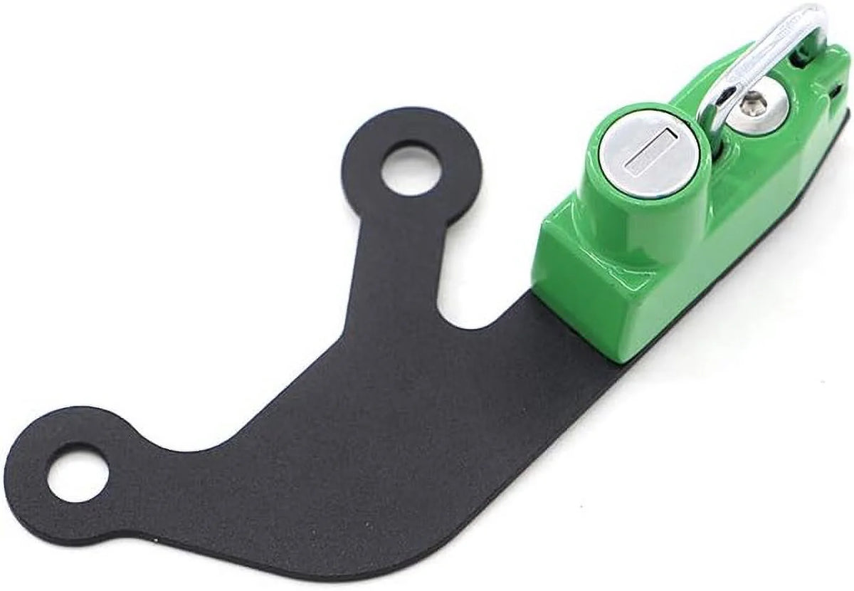 Motorcycle Helmet Lock Anti-theft Security Lock for Kawasaki Z 650 Ninja 650 2017-2020 Green M57556