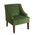 Velvet Swoop Arm Accent Chair Z17090