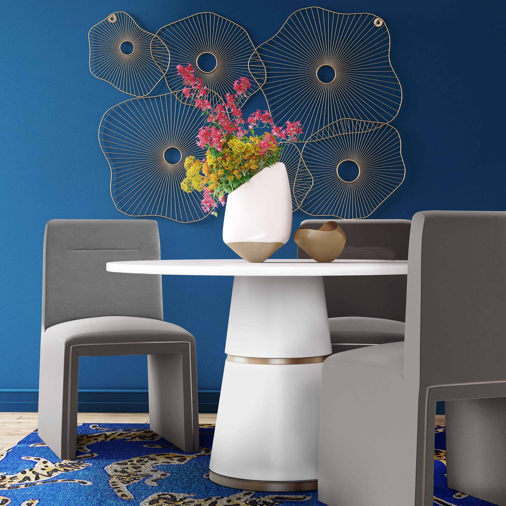 Grey Performance Velvet Dining Chair L7811