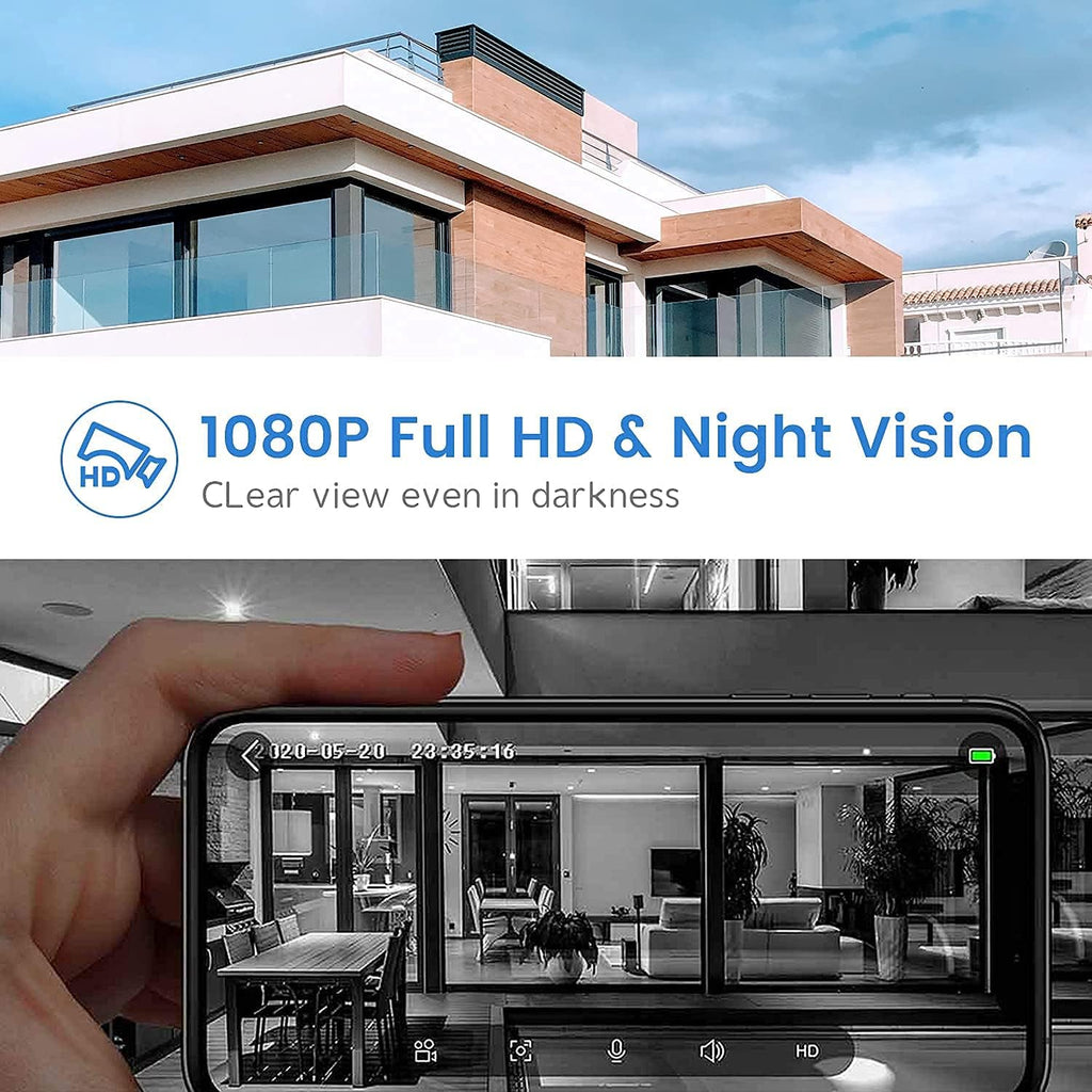 Wireless Video Doorbell Camera with Wireless Chime X32417