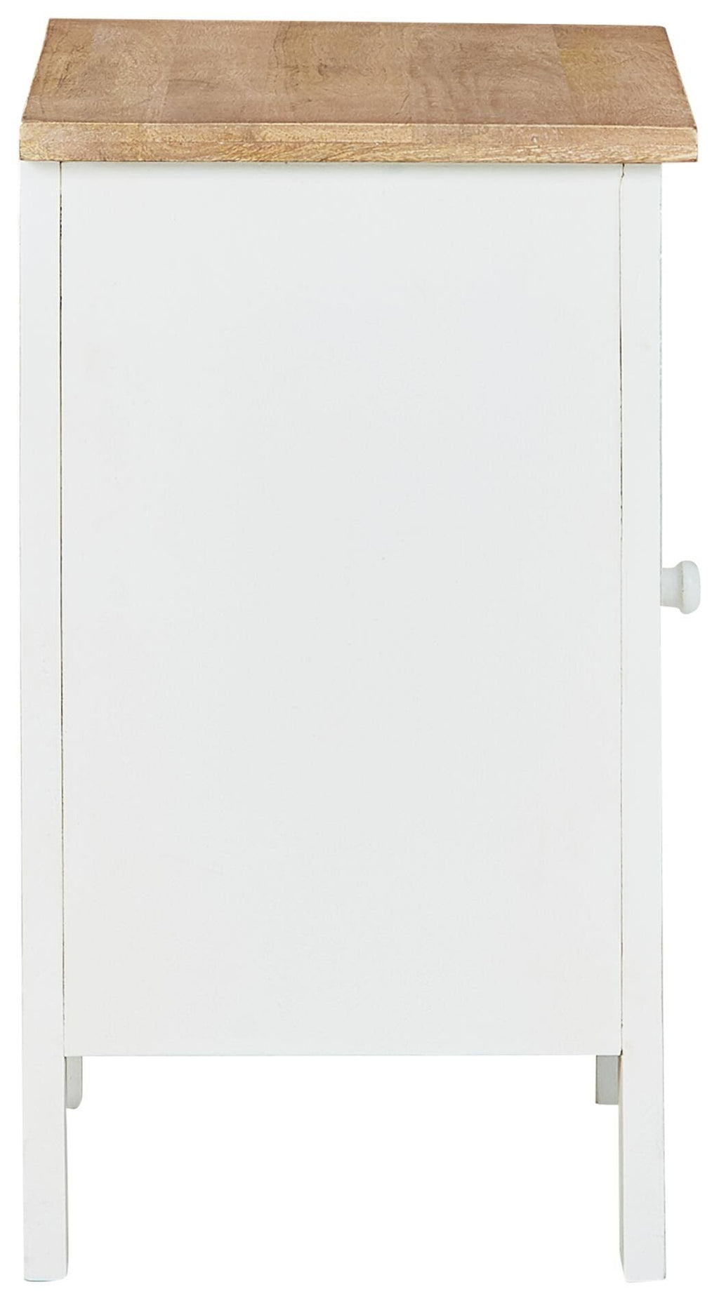 White and Brown Accent Cabinet G83850