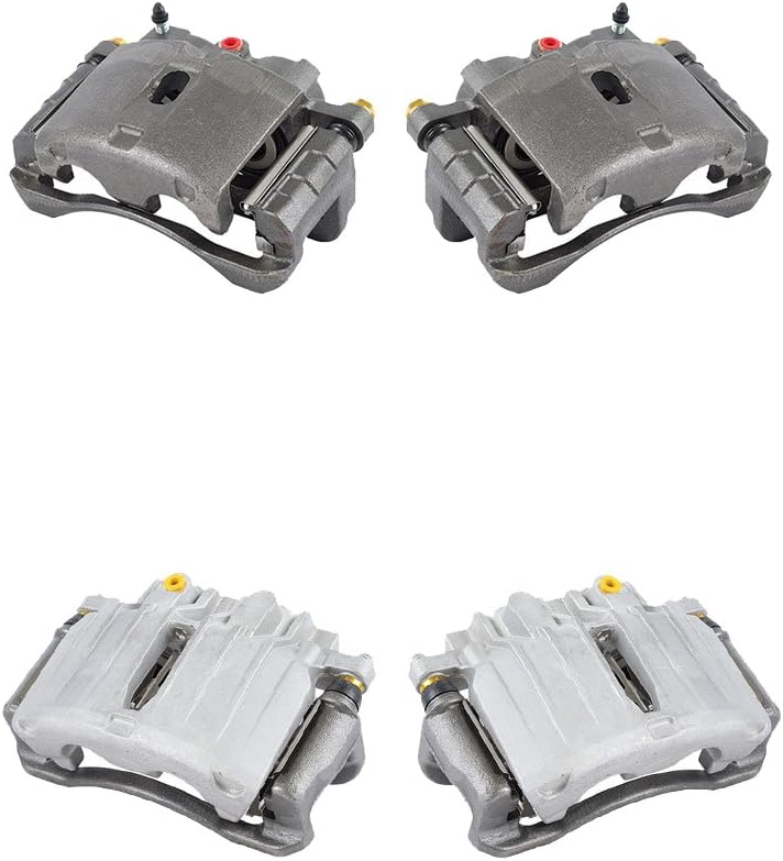 Front + Rear 4 Premium Grade Semi-Loaded Caliper Assembly Set Kit V84294