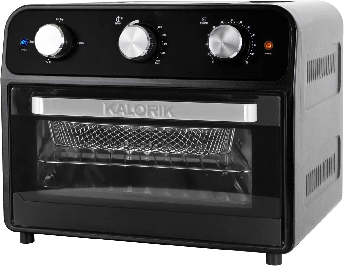 22 Quart Air Fryer Toaster Oven, Black T206111