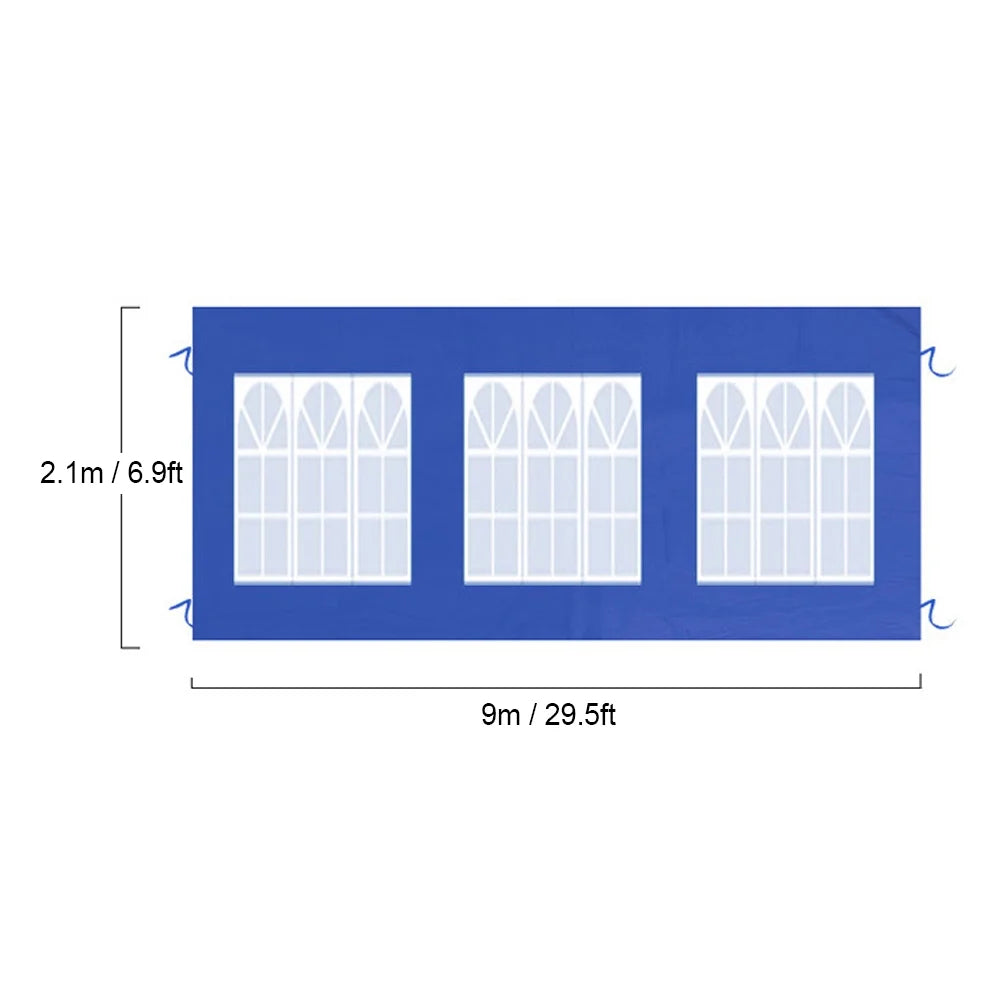 Tent Sidewall Waterproof UV Resistant Curtain K2677