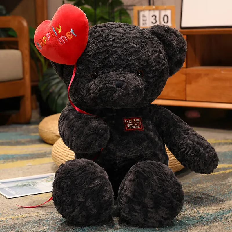 Black Teddy Bear Plush Toy 37cm F791