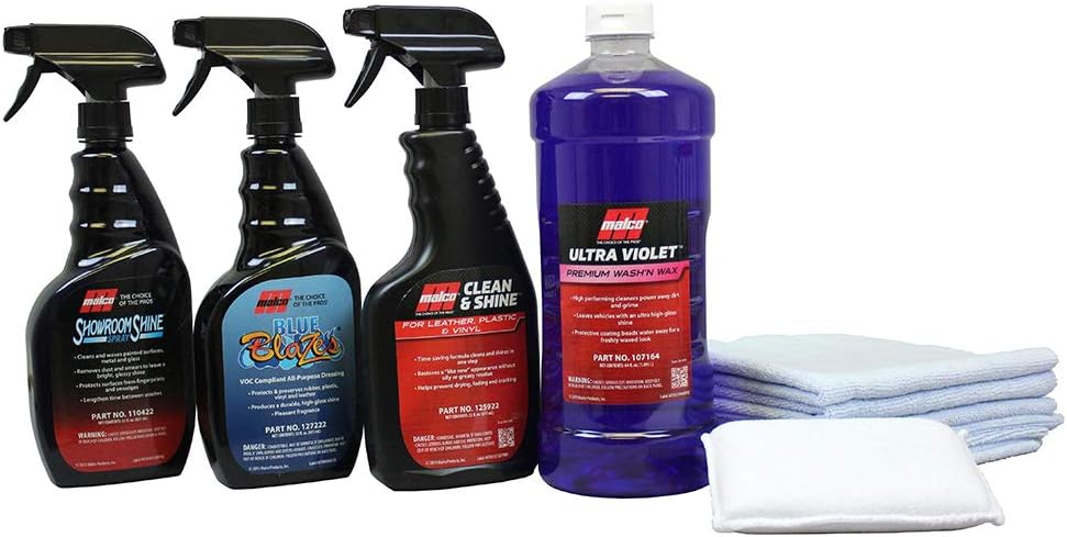 All-in-One Auto Detailing Kit with 6 Car Detailing Products H222112