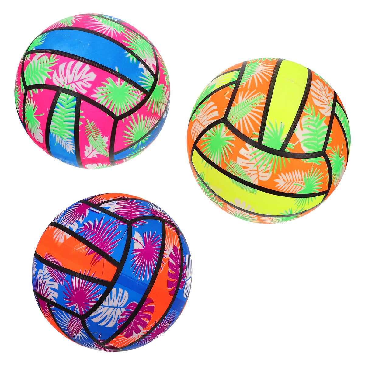 Rainbow Inflatable Volleyball Kids Vinyl Sports Toy Ball C6755