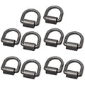 18000 Lbs Weld-On D-Ring Anchor Flatbed Truck Trailer Ratchet Strap Cargo Tie Down (10) Y1784