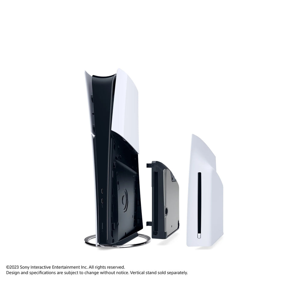 PlayStation 5 Slim Disc Edition Gaming Console with Two Controllers and Spider-Man 2 Game E88729