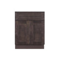 Vintage Charcoal Sink Base Cabinet with 2 Doors W622