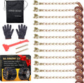 12 pcs Tire Chains for Cars with Adjustable Lock Z349