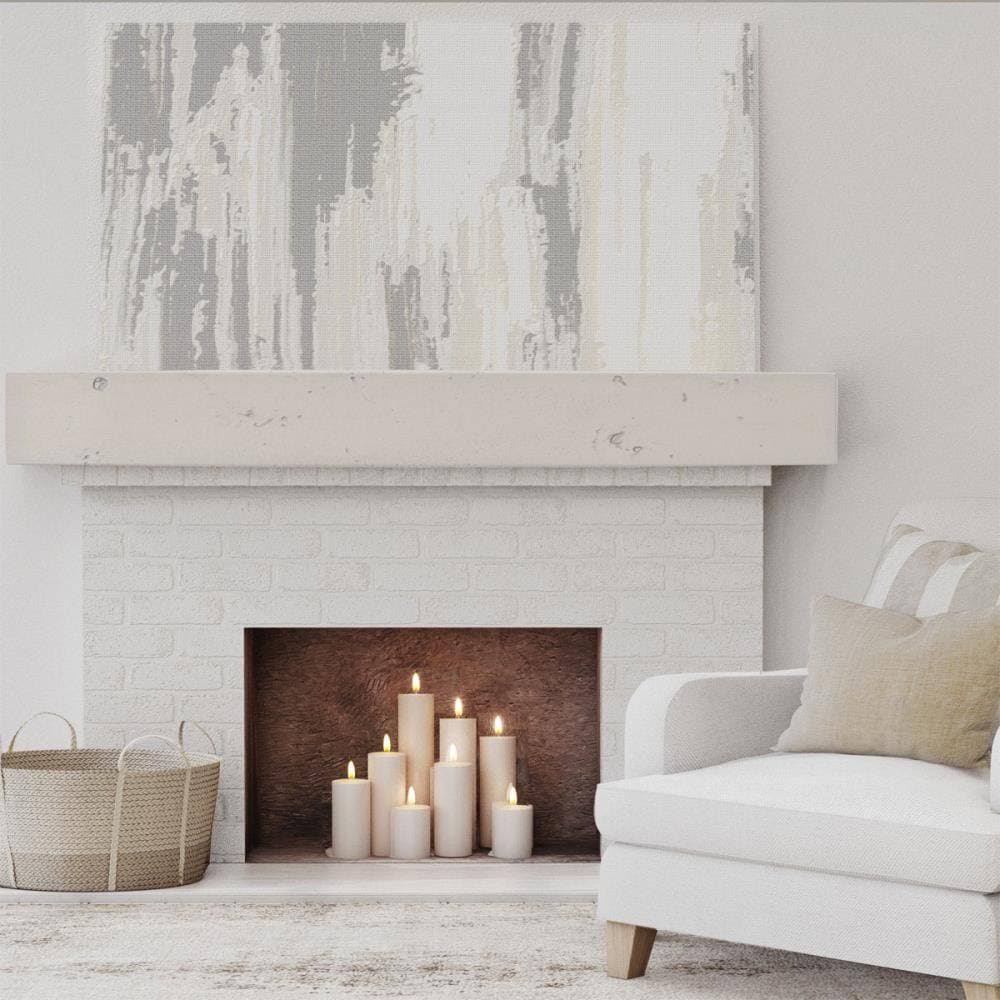 Knotty Pine Faux Wood Fireplace Mantel E342