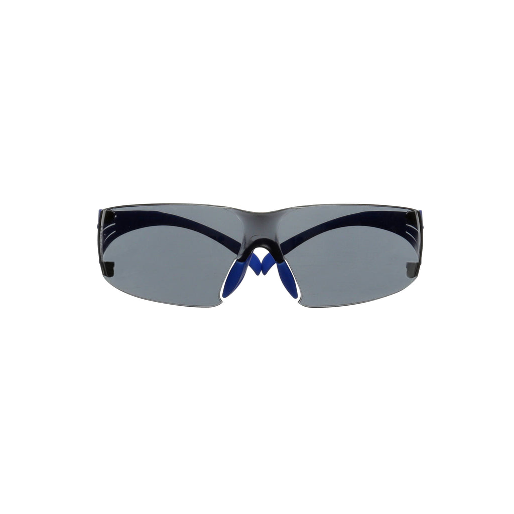 Blue Temples Gray Lens Safety Glasses 20 EA/Case W131447