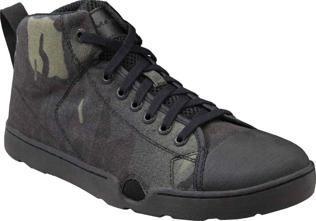 Black Multicam Wide Mid Boots Z728207