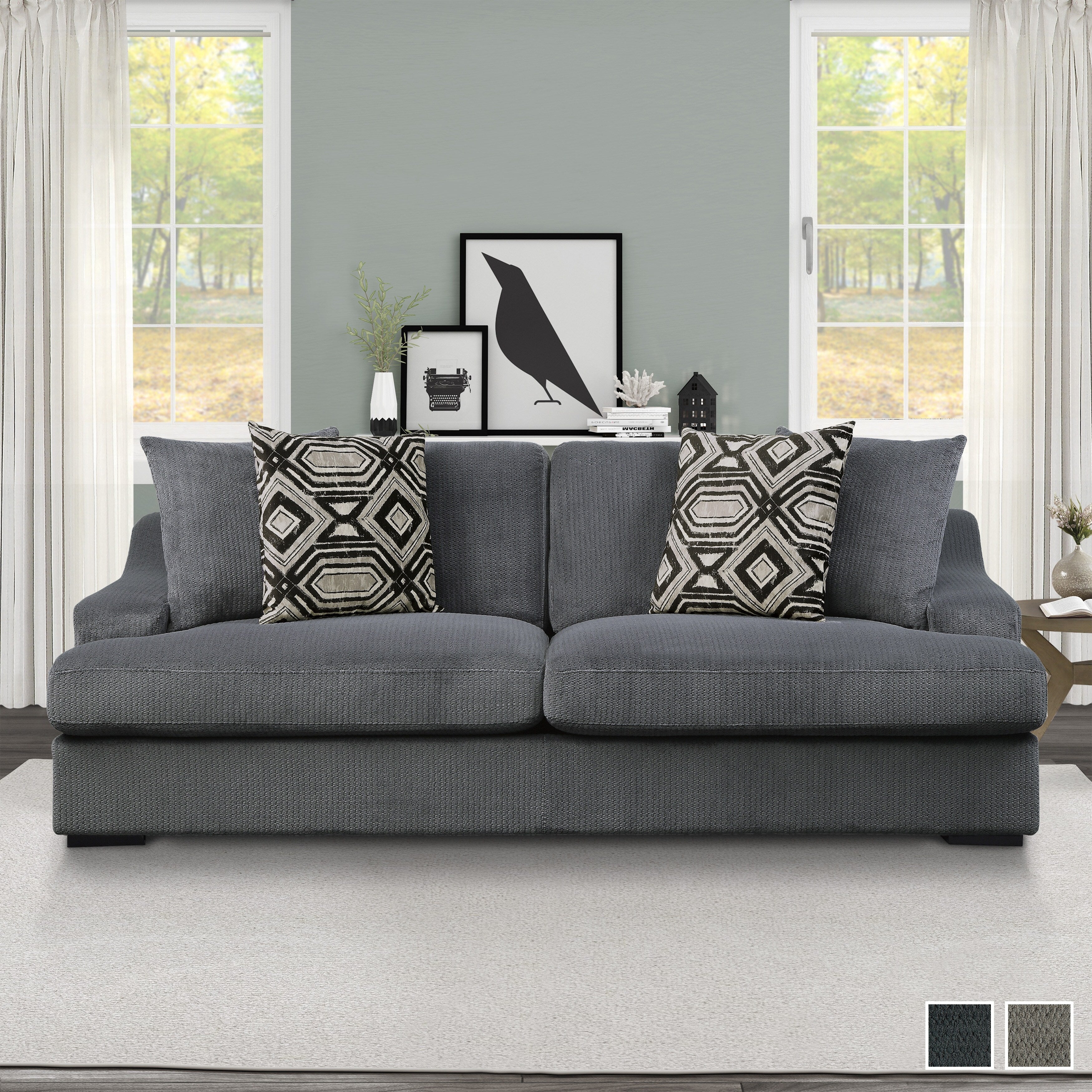Light Grey Living Room Sofa V241111