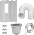 Portable Air Conditioner Window Kit with 5.9” Exhaust Hose, Pack of 2 J839