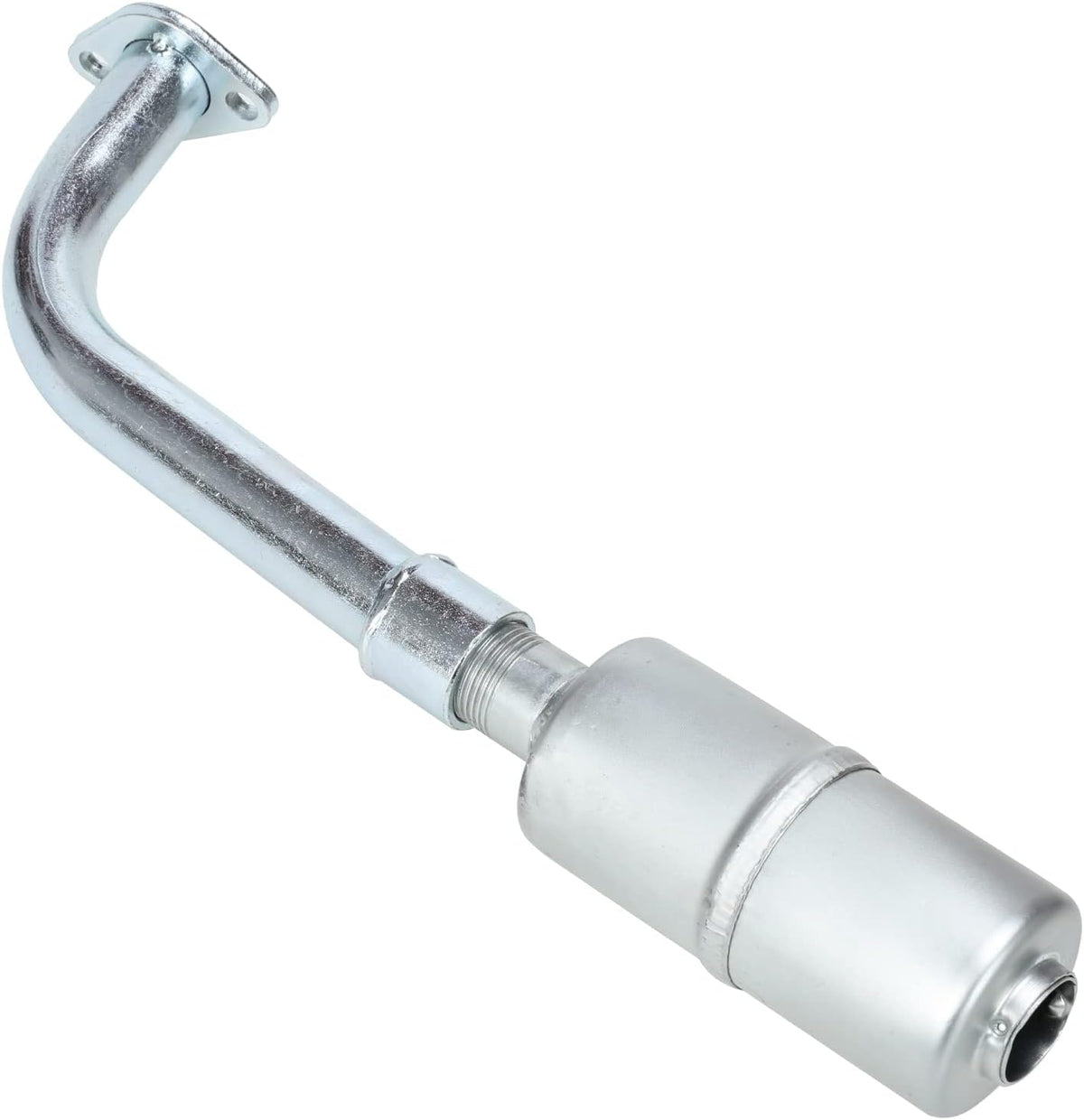 Upgrade Exhaust Pipe Muffler Jet Kit with Heat Shield for 212cc 196cc 6.5hp Go Kart Engine Mini Bike Pack of 2 X1977