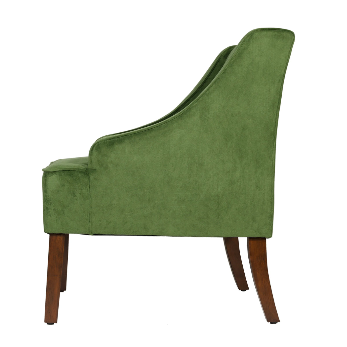 Velvet Swoop Arm Accent Chair Z17090