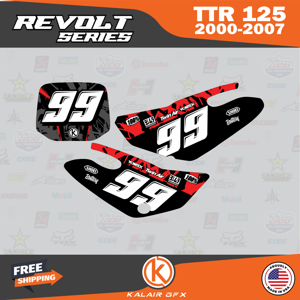 Graphics Kit for Yamaha TTR125 C287