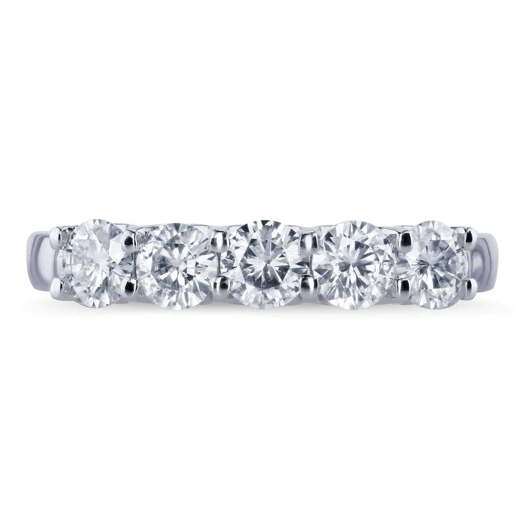 14K Yellow Gold Moissanite Bridal Wedding Band N5989