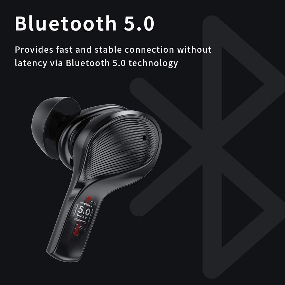 True Wireless Earbuds with Noise Cancelling Microphones, USB C, 40H Playtime, Pack of 2 G5308