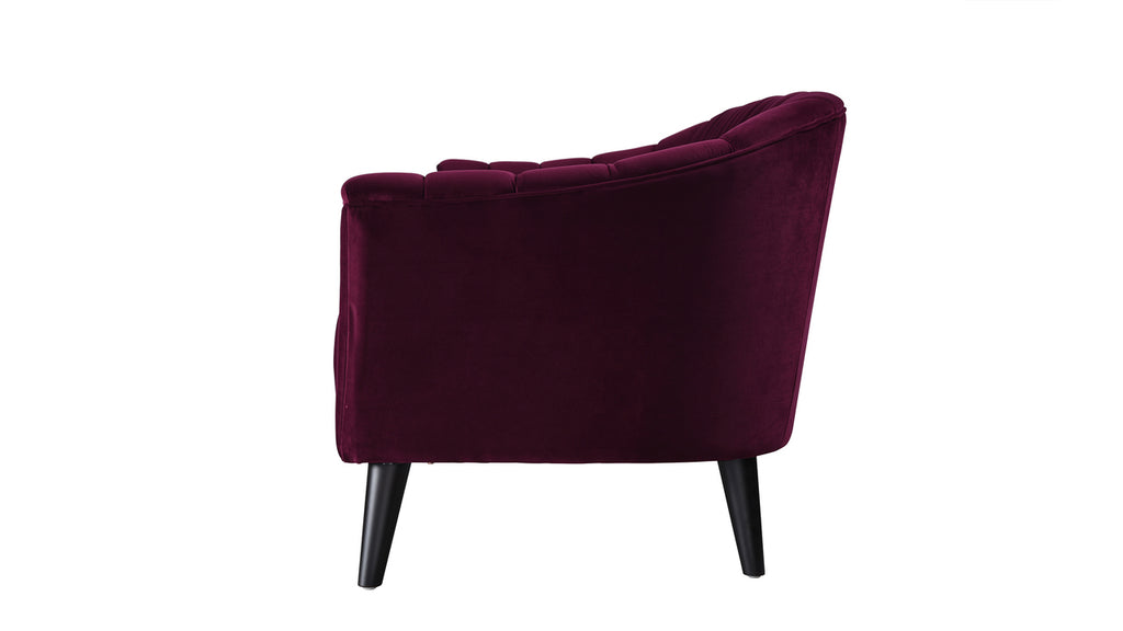 Burgundy Accent Sofa M651