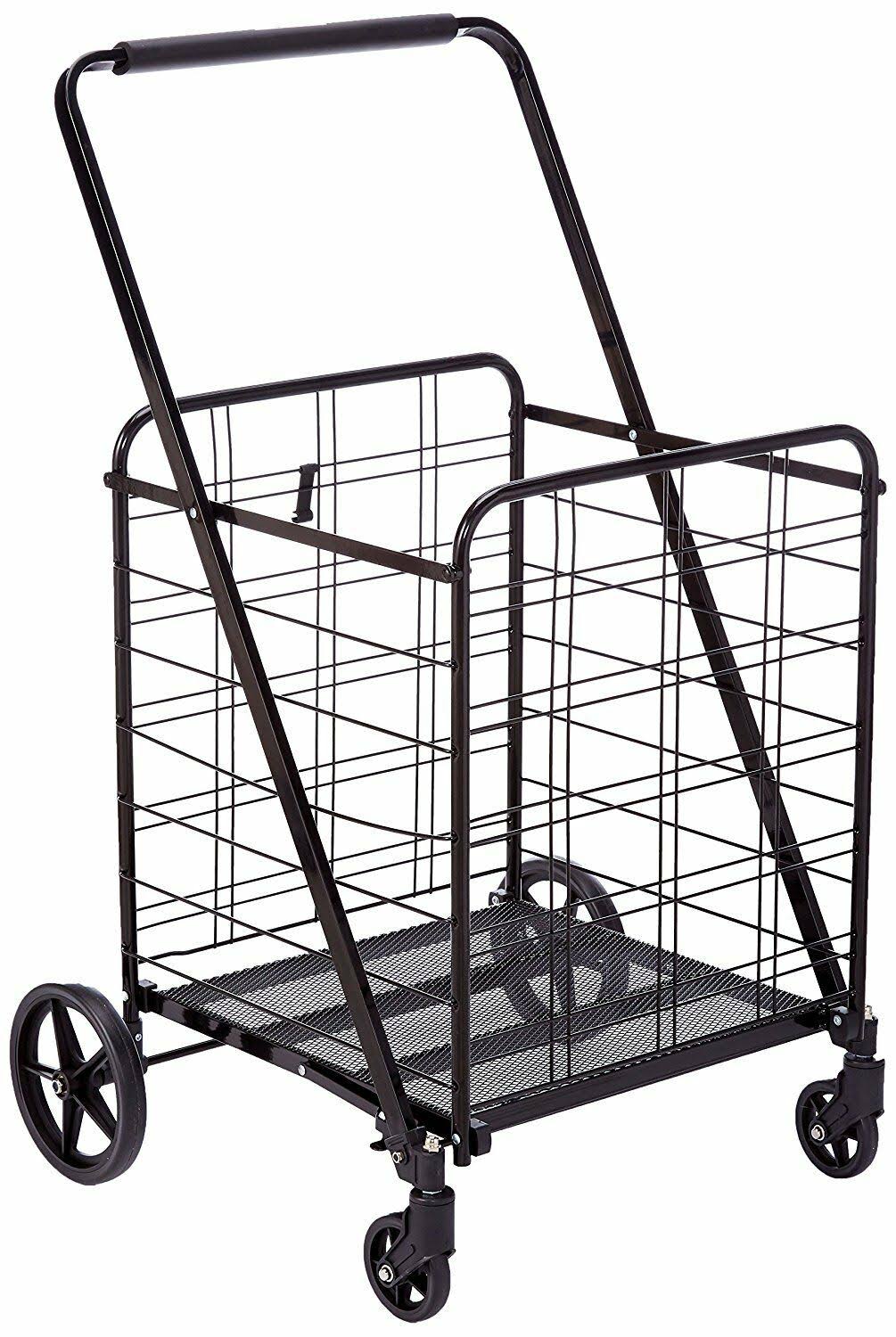 Folding Shopping Cart 51.25 x 8 x 27 inch P479