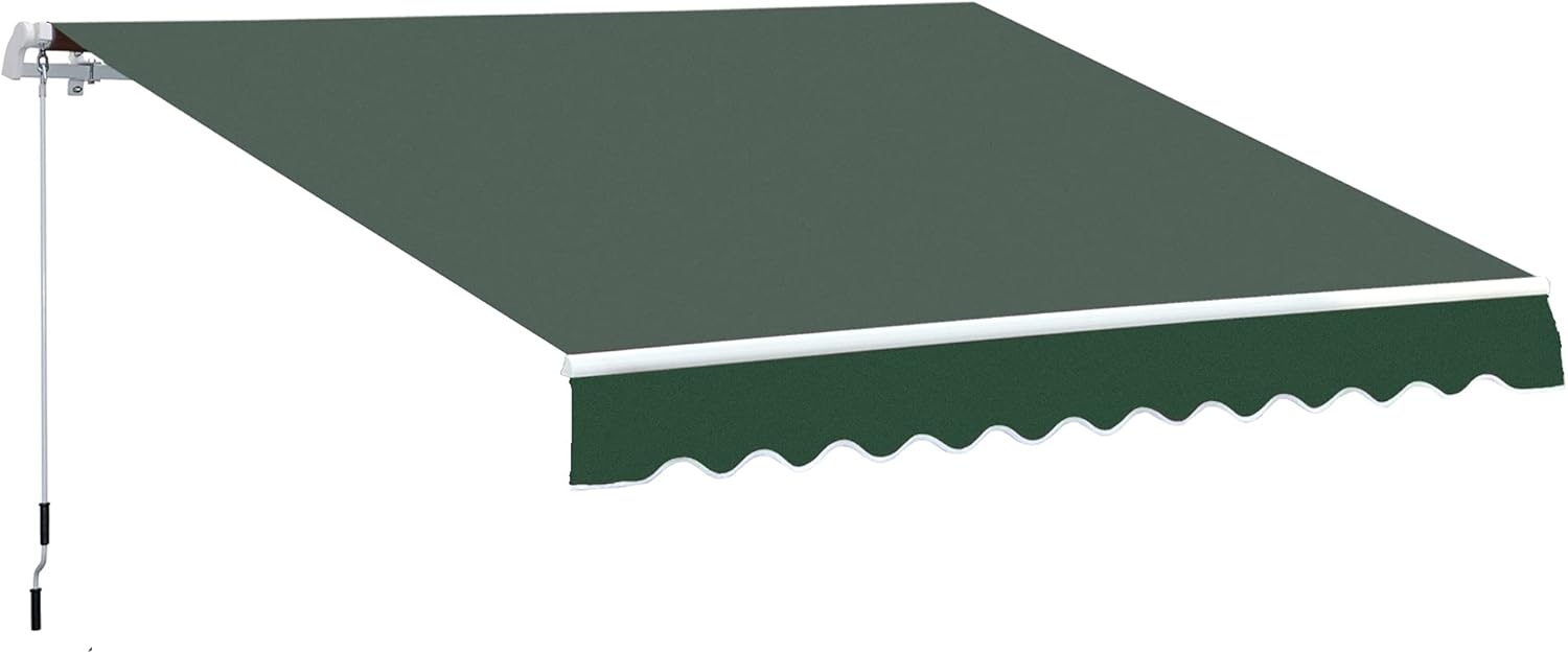 Light Grey Retractable Patio Awning Canopy K4059