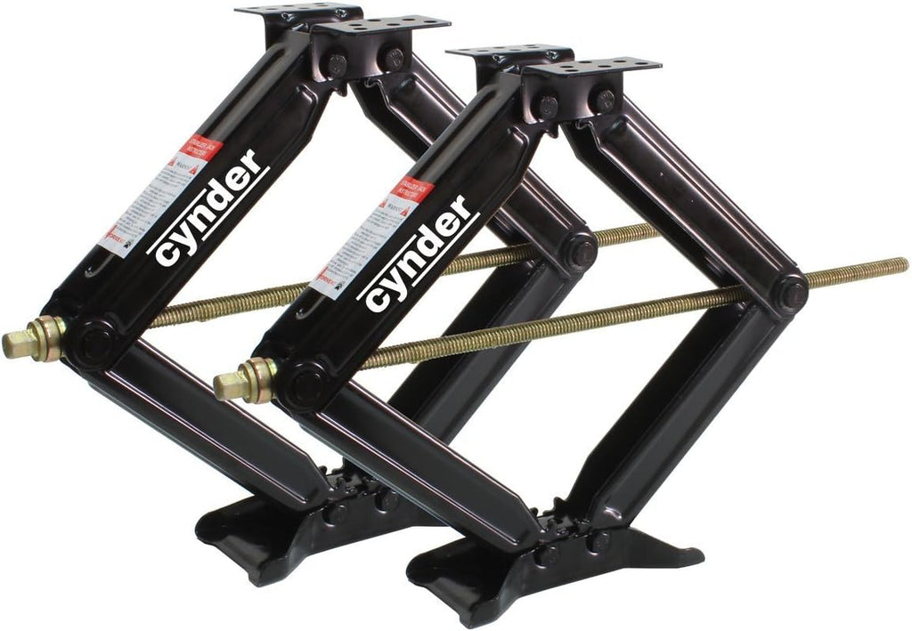 Pack of 2 Leveling Scissor Jacks 24" Stabilizer F653201