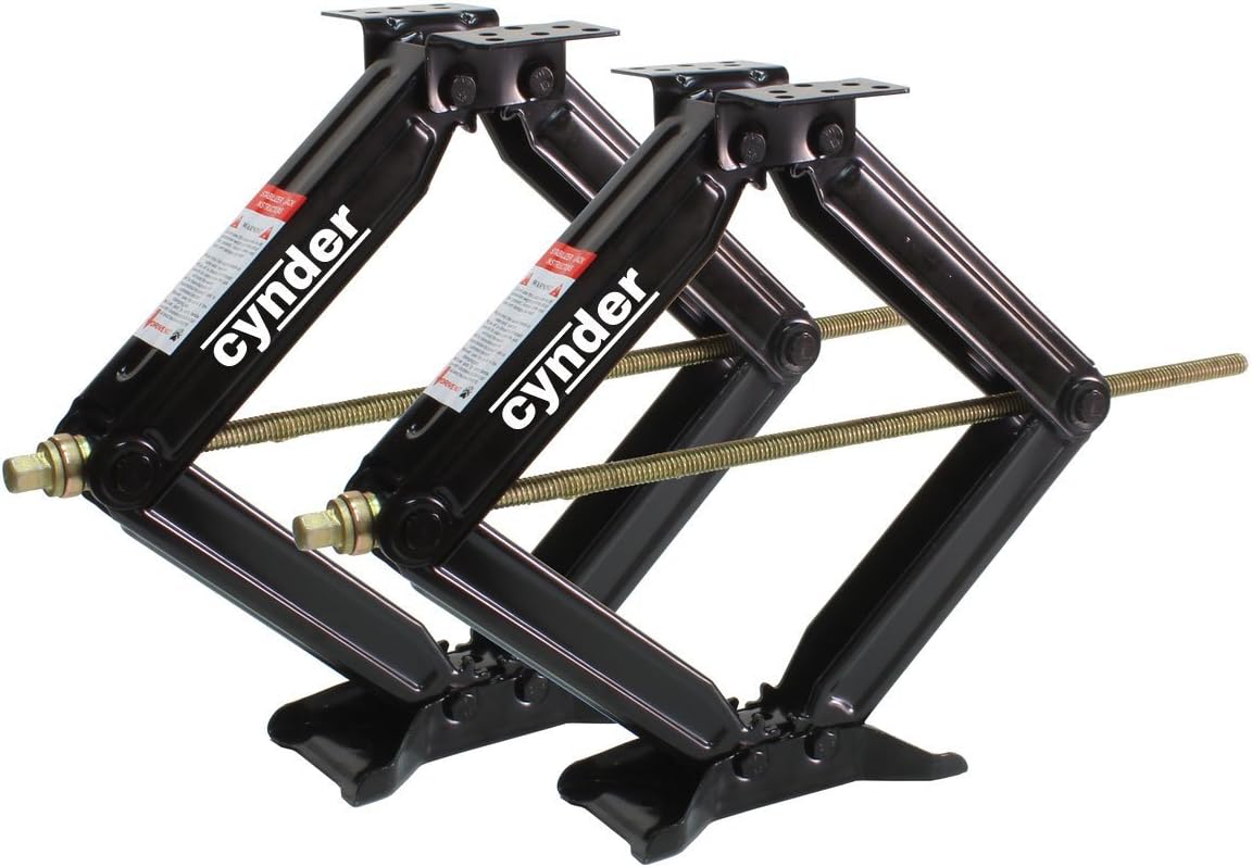 Pack of 2 Leveling Scissor Jacks 24" Stabilizer F653201