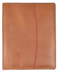 Tan Baseball Stitch Pad Folio M457